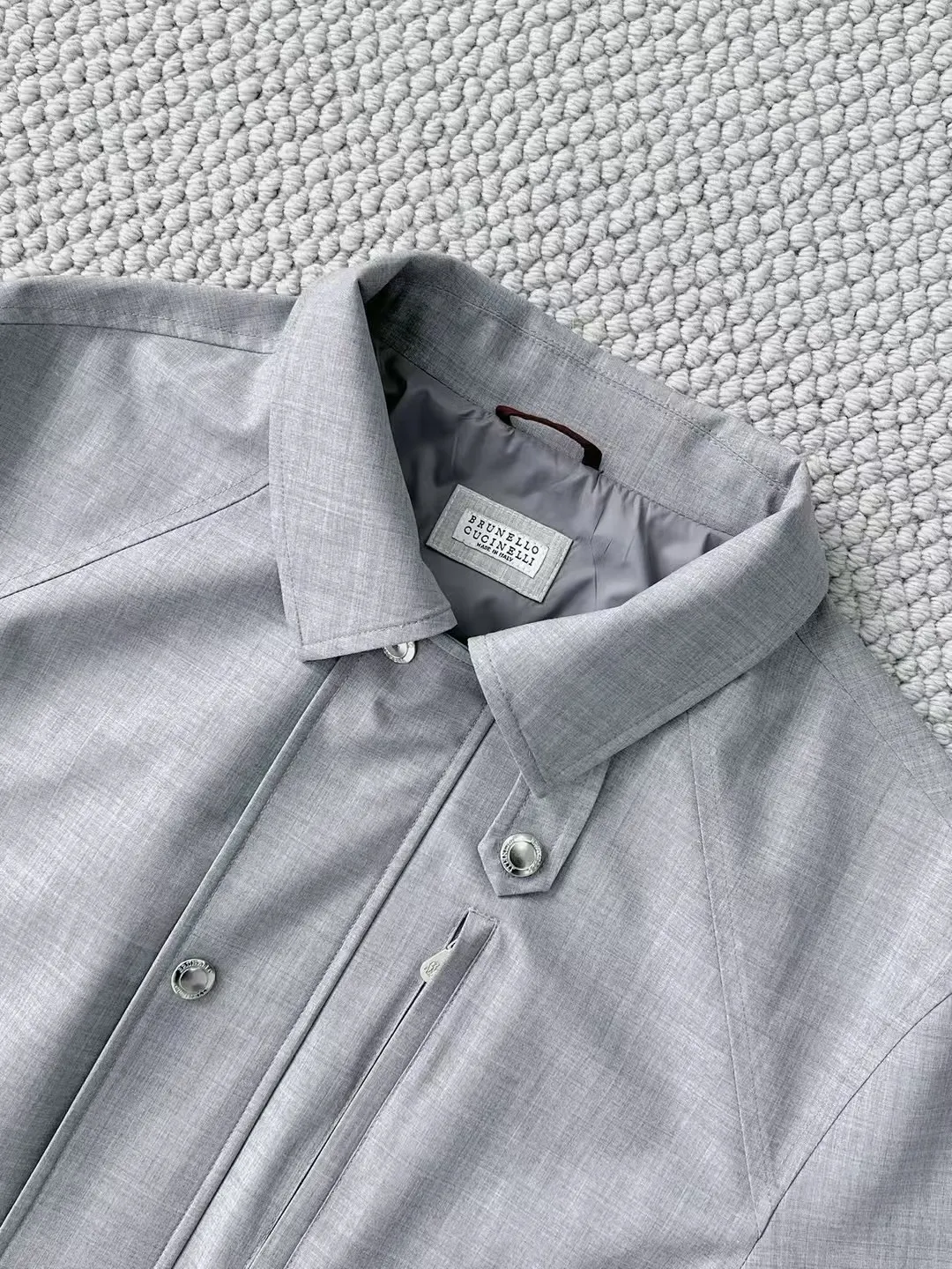 BRUNELLO CUCINELLI Мужская куртка в виде рубашки BRUNELLO CUCINELLI Мужская куртка в виде рубашки