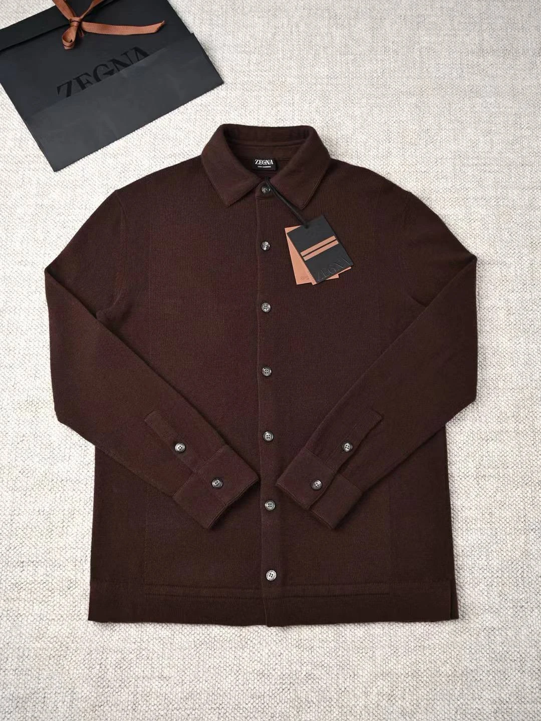 ERMENEGILDO ZEGNA Мужская рубашка из кашемира 