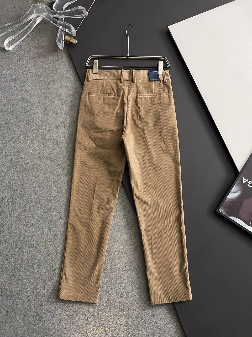 PRADA Мужские брюки из хлопка  PRADA Мужские брюки из хлопка