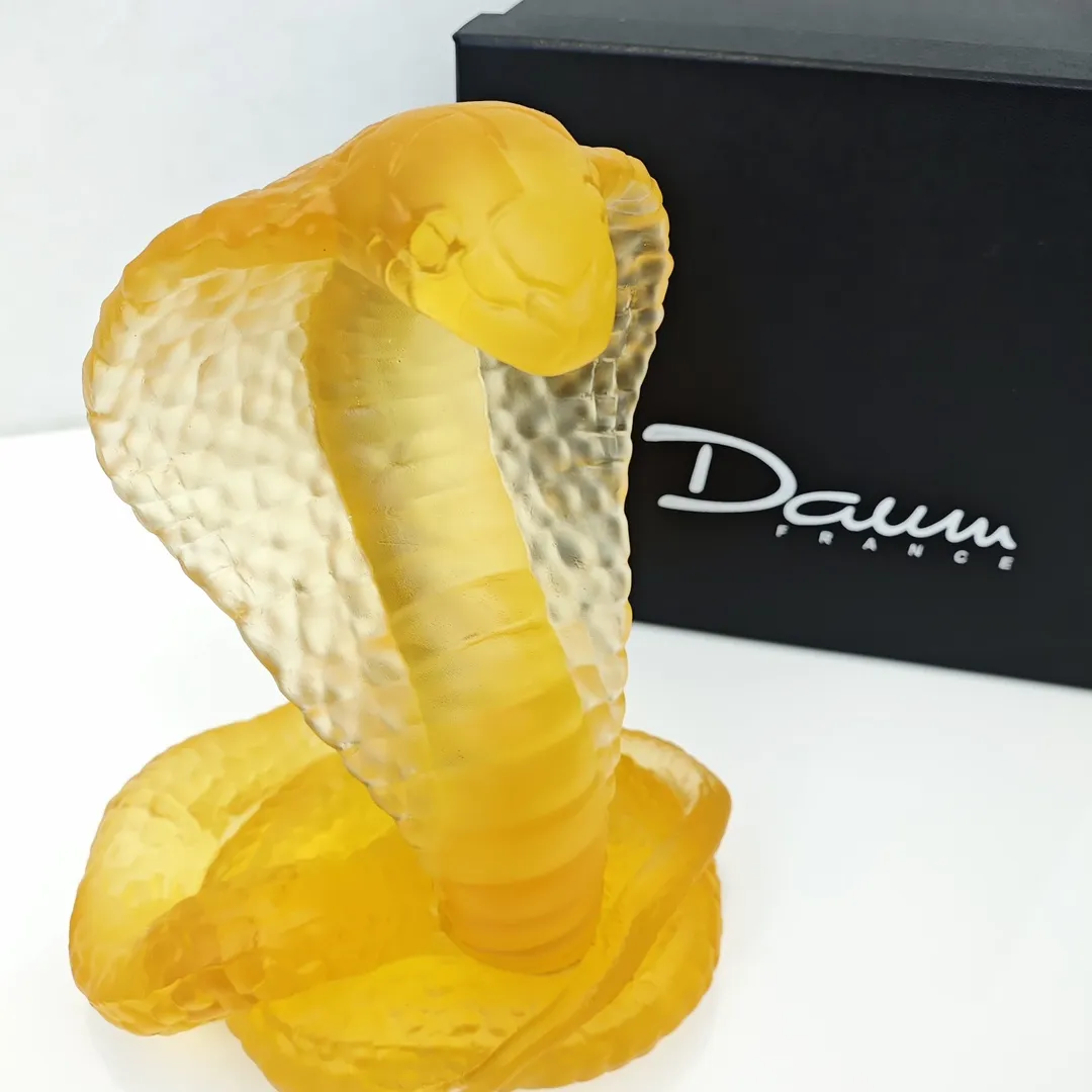 DAUM Хрустальный орнамент кобра