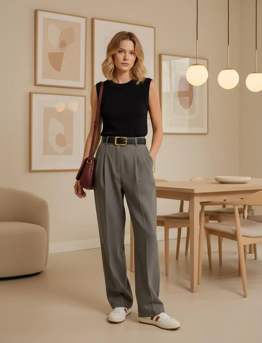 LOEWE Женская майка из шерсти 