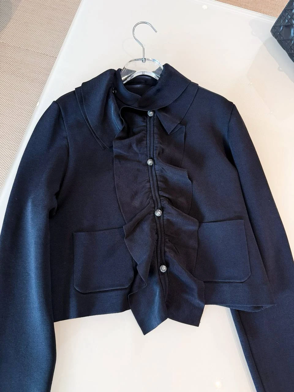 CHRISTIAN DIOR Женский кардиган в темно-синем цвете CHRISTIAN DIOR Женский кардиган в темно-синем цвете