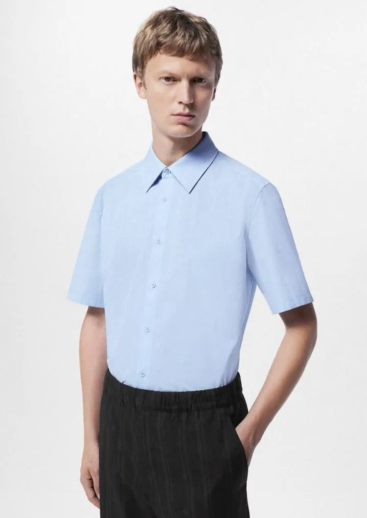 LOUIS VUITTON Мужская рубашка из хлопка  LOUIS VUITTON Мужская рубашка из хлопка