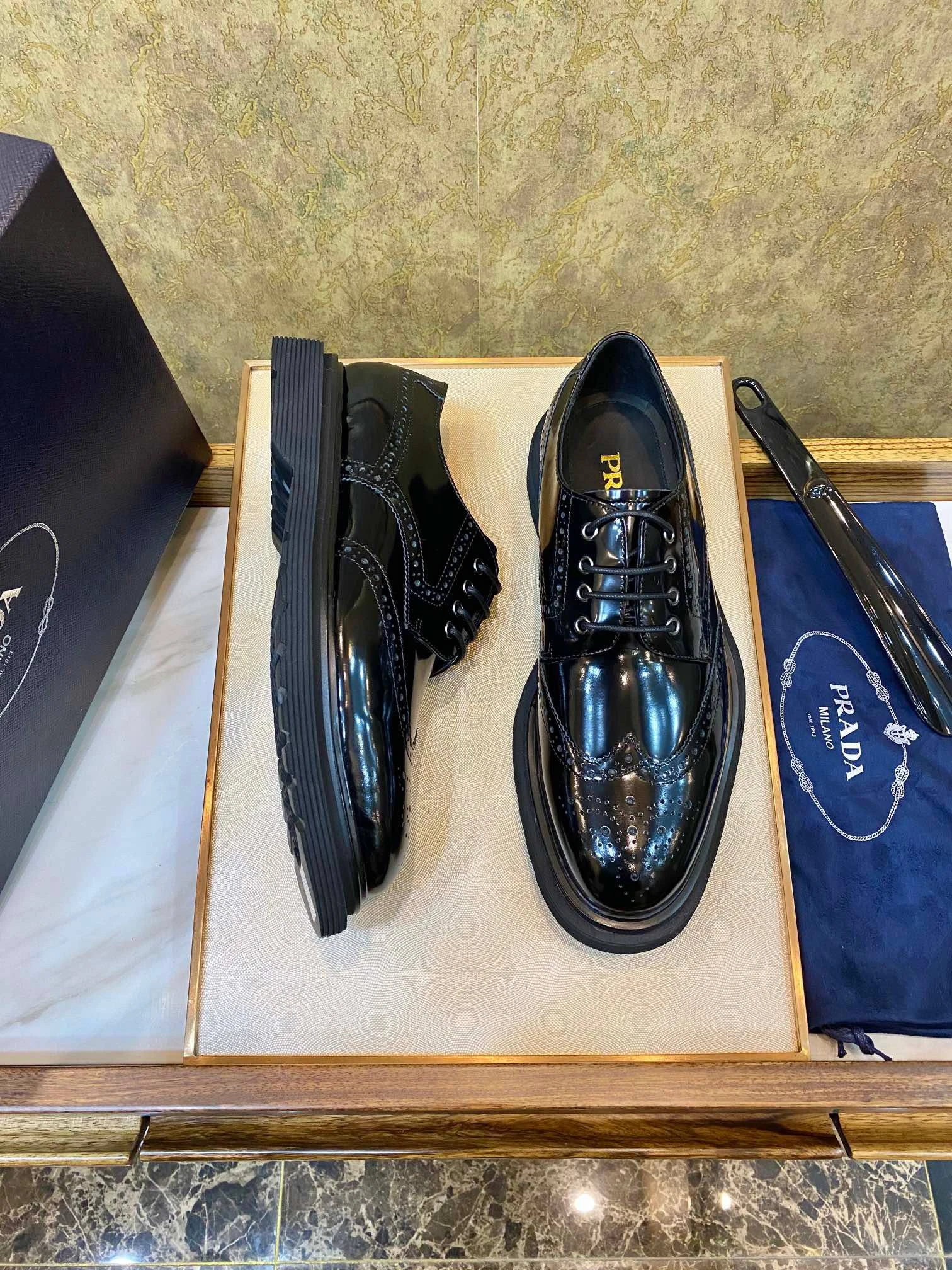 PRADA Мужские туфли-ботинки PRADA Мужские туфли-ботинки