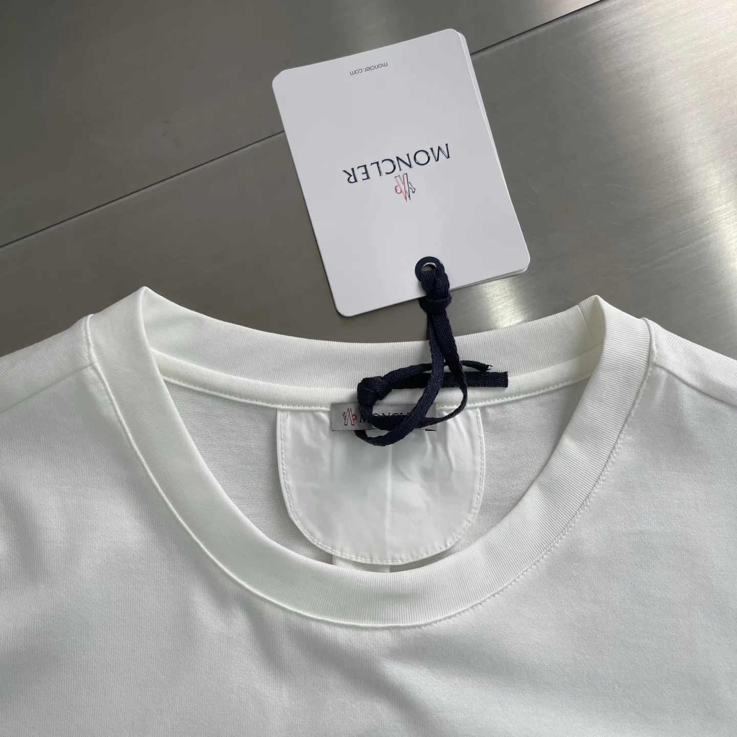 MONCLER Мужская футболка хлопок MONCLER Мужская футболка хлопок