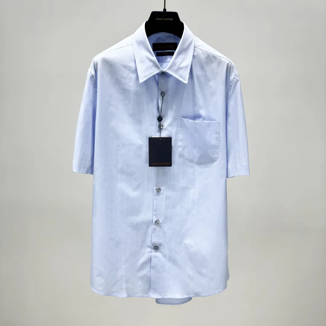 LOUIS VUITTON Мужская рубашка из хлопка  LOUIS VUITTON Мужская рубашка из хлопка