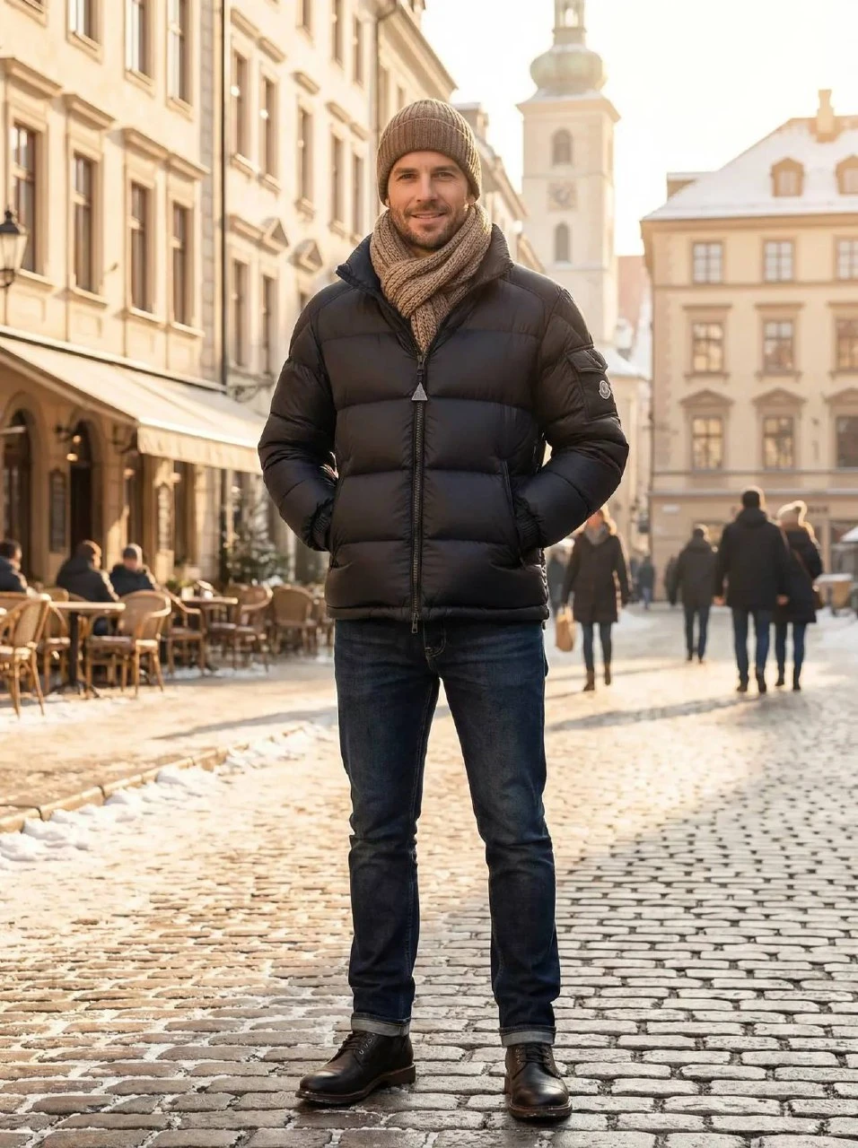 MONCLER Мужская куртка на пуху Levitha MONCLER Мужская куртка на пуху Levitha