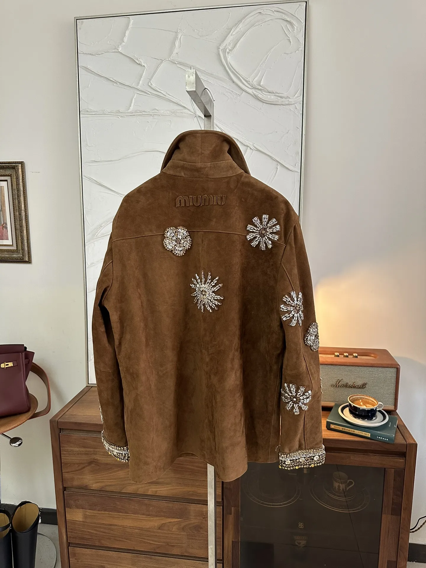 MIU MIU Женский жакет из замши MIU MIU Женский жакет из замши