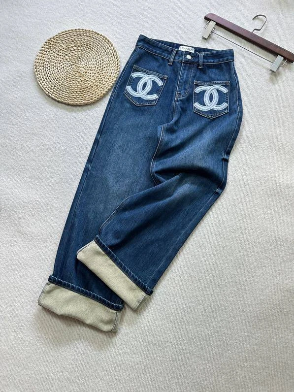 CHANEL Женские джинсы  CHANEL Женские джинсы