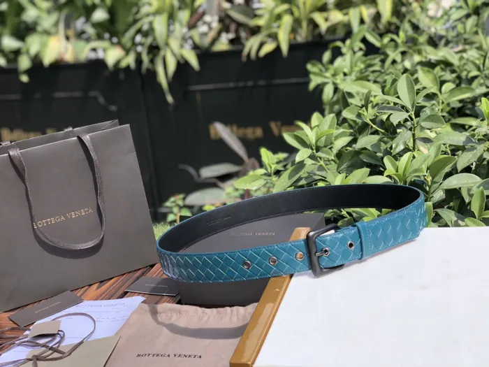 BOTTEGA VENETA Мужской ремень Интреччато
