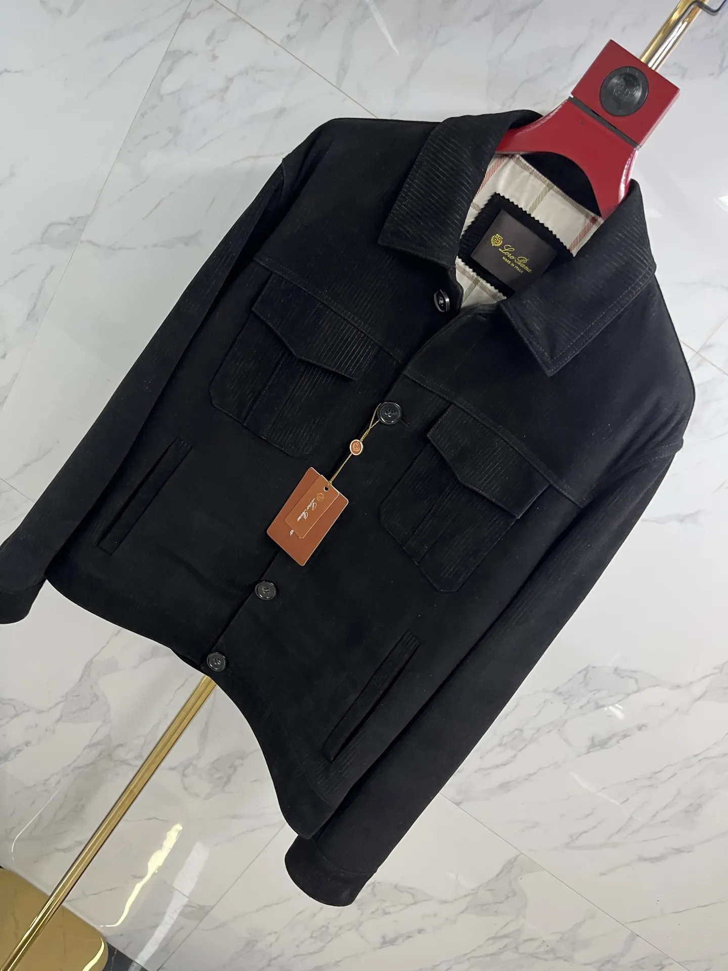 LORO PIANA Мужская куртка из замши