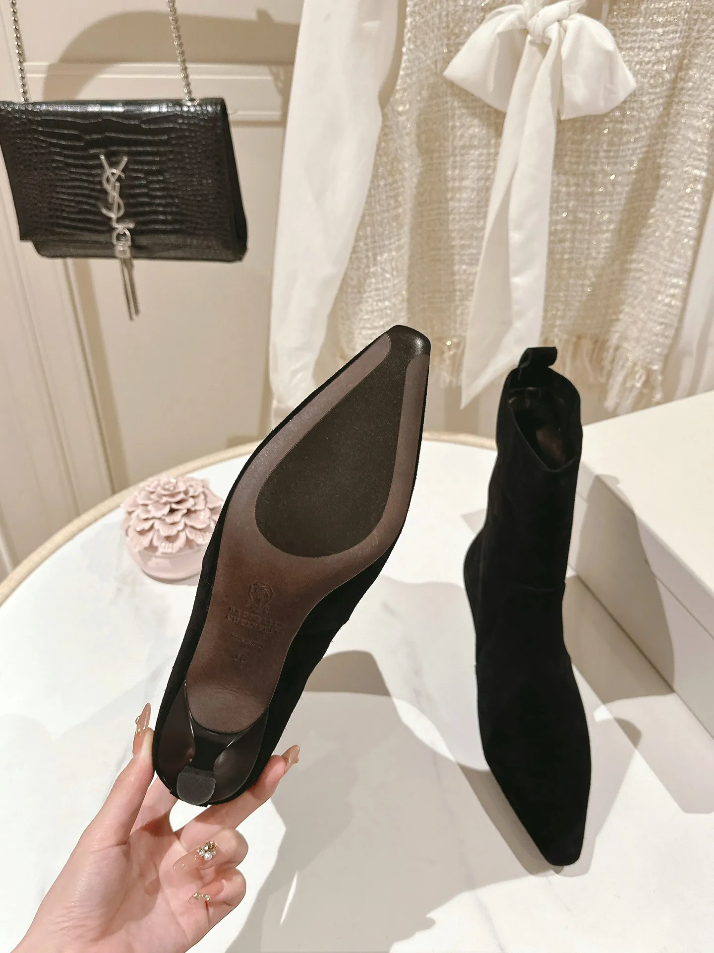 BRUNELLO CUCINELLI Женские сапоги