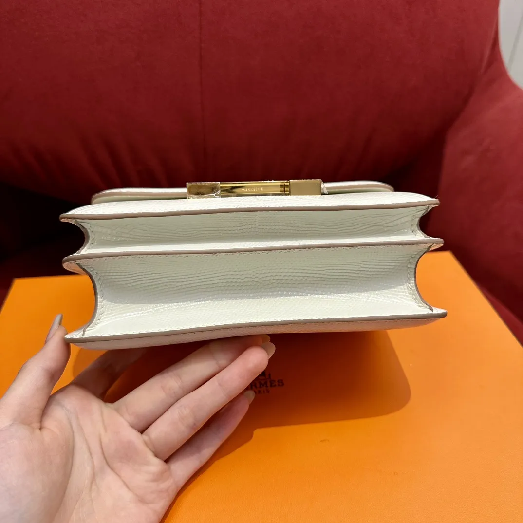 HERMES Женская сумка Constance 19 см ck10 Lizard HERMES Женская сумка Constance 19 см ck10 Lizard