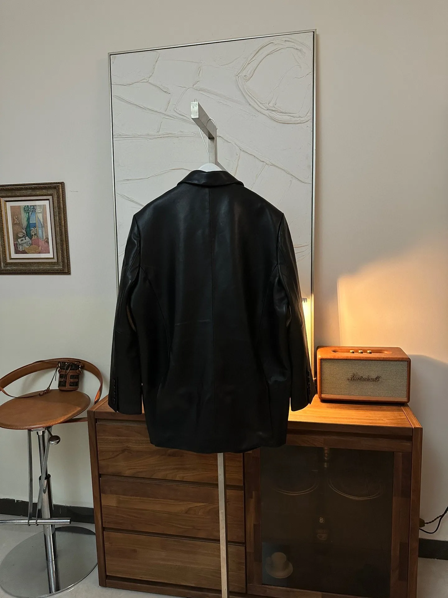 BOTTEGA VENETA Женский кожаный жакет черный BOTTEGA VENETA Женский кожаный жакет черный