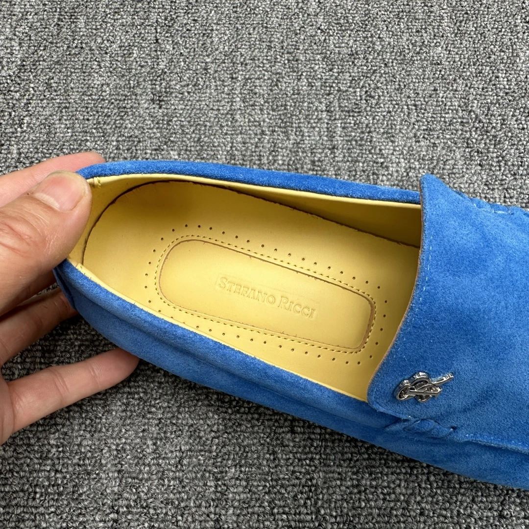 STEFANO RICCI Мужские лоферы из замши