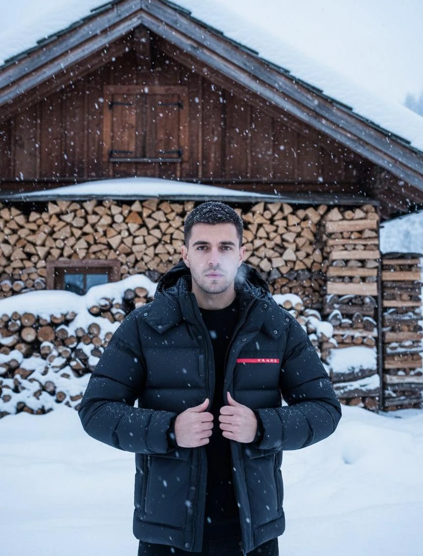 PRADA Мужская утепленная куртка PRADA Мужская утепленная куртка