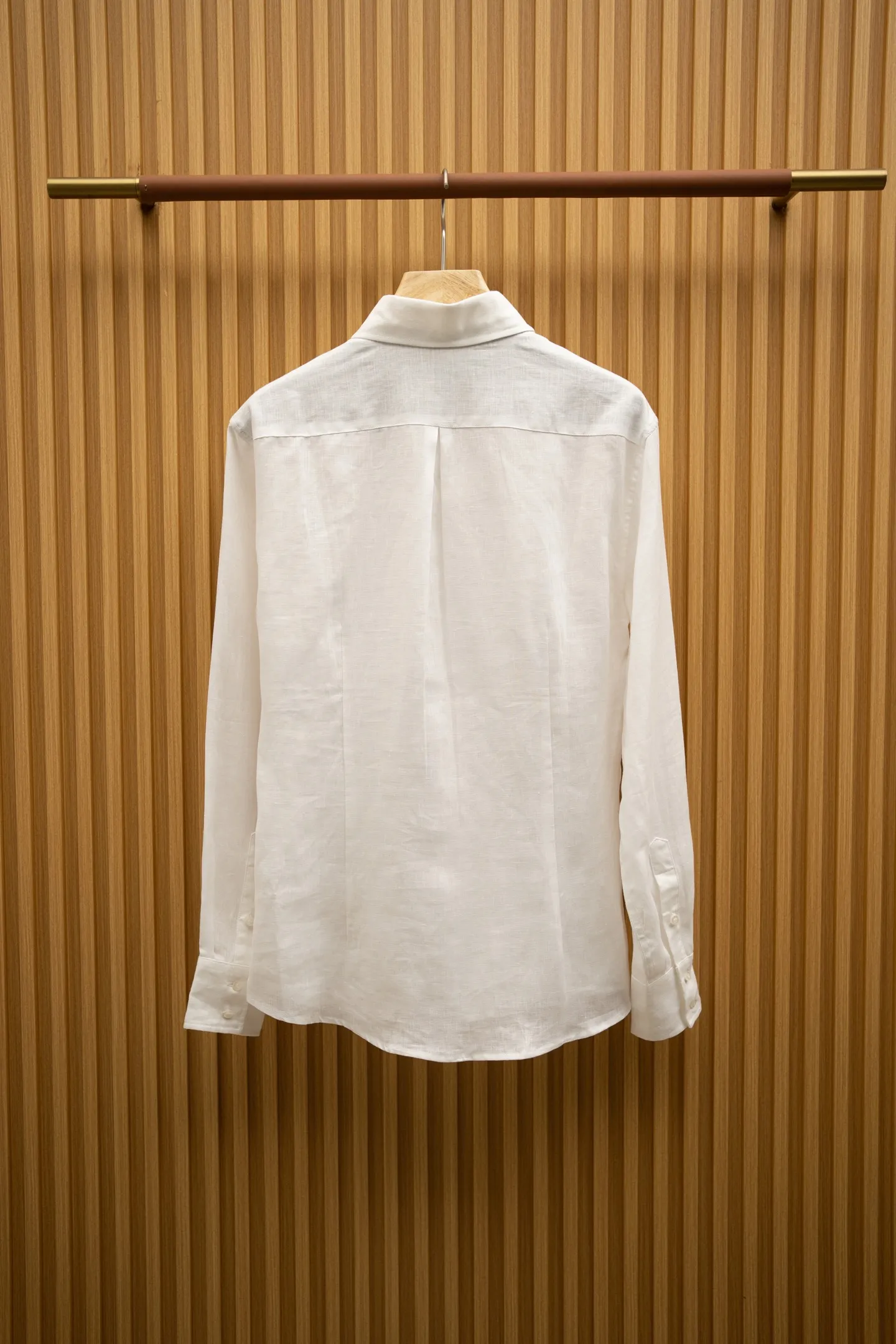 BRUNELLO CUCINELLI Мужская льняная рубашка