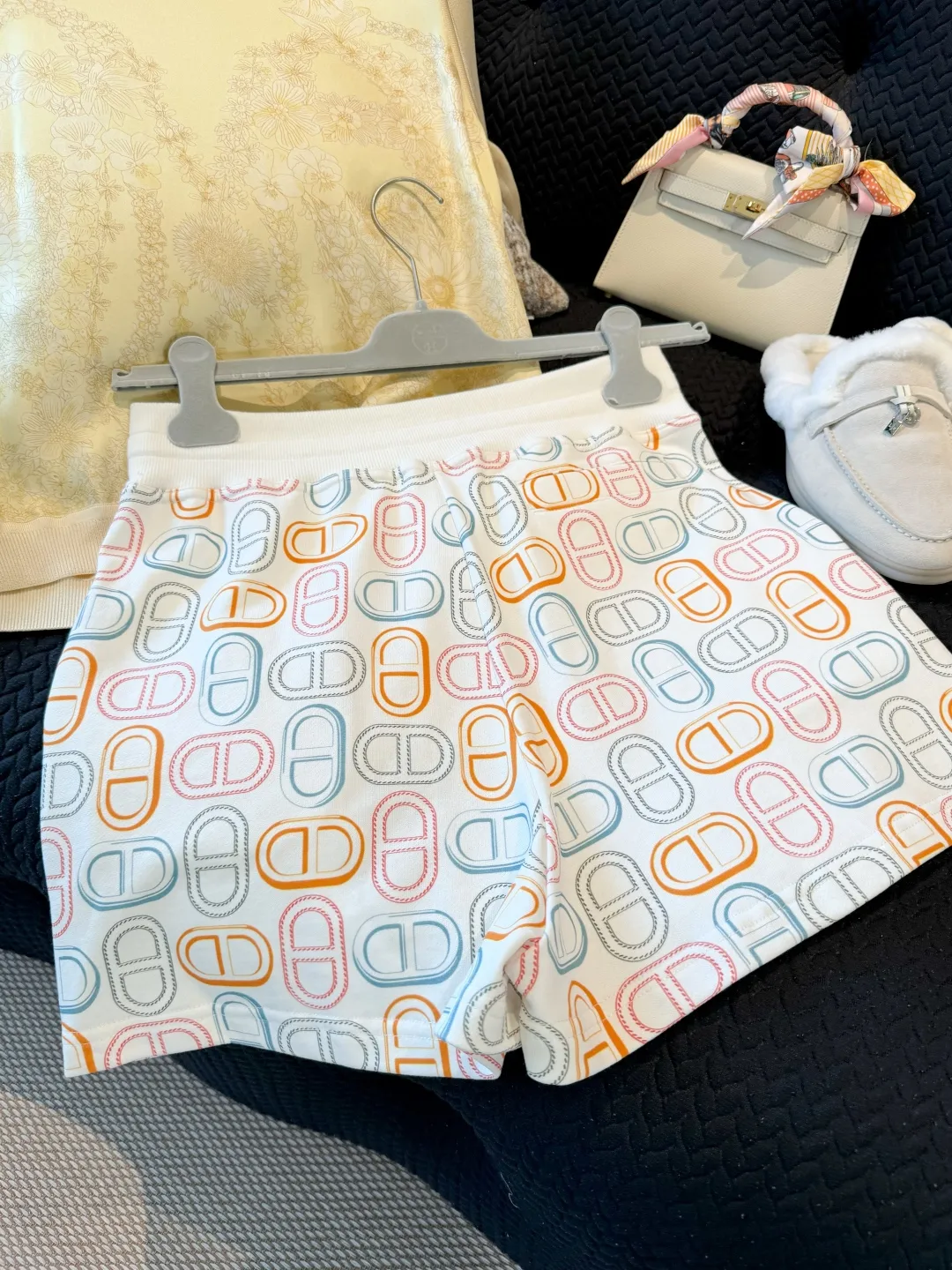 HERMES Женские шорты хлопок HERMES Женские шорты хлопок