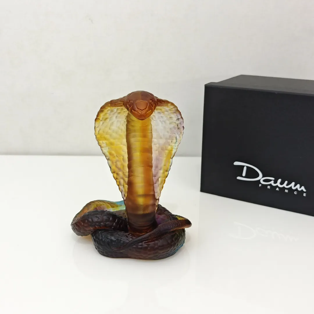 DAUM Хрустальный орнамент кобра