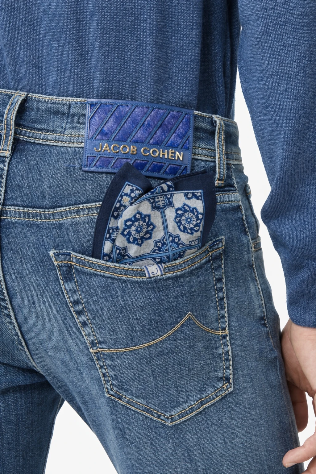 JACOB COHEN Мужской платок для джинс JACOB COHEN Мужской платок для джинс