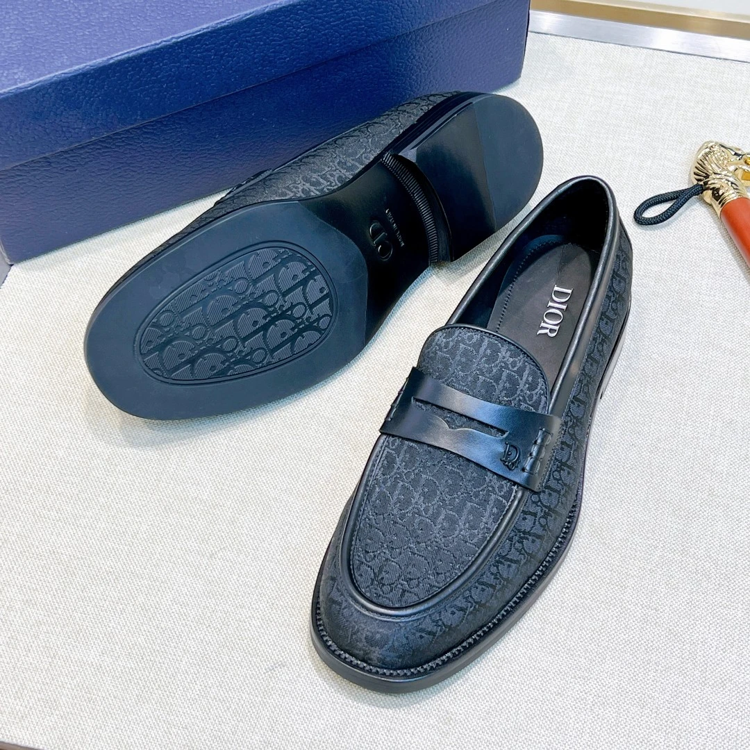 CHRISTIAN DIOR Мужские мокасины Oblique CHRISTIAN DIOR Мужские мокасины Oblique