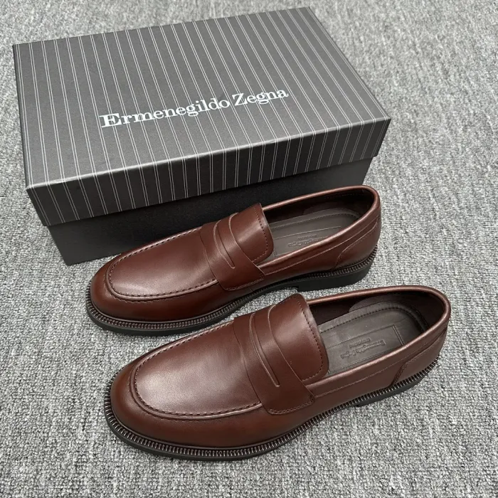 ZEGNA Мужские лоферы телячья кожа