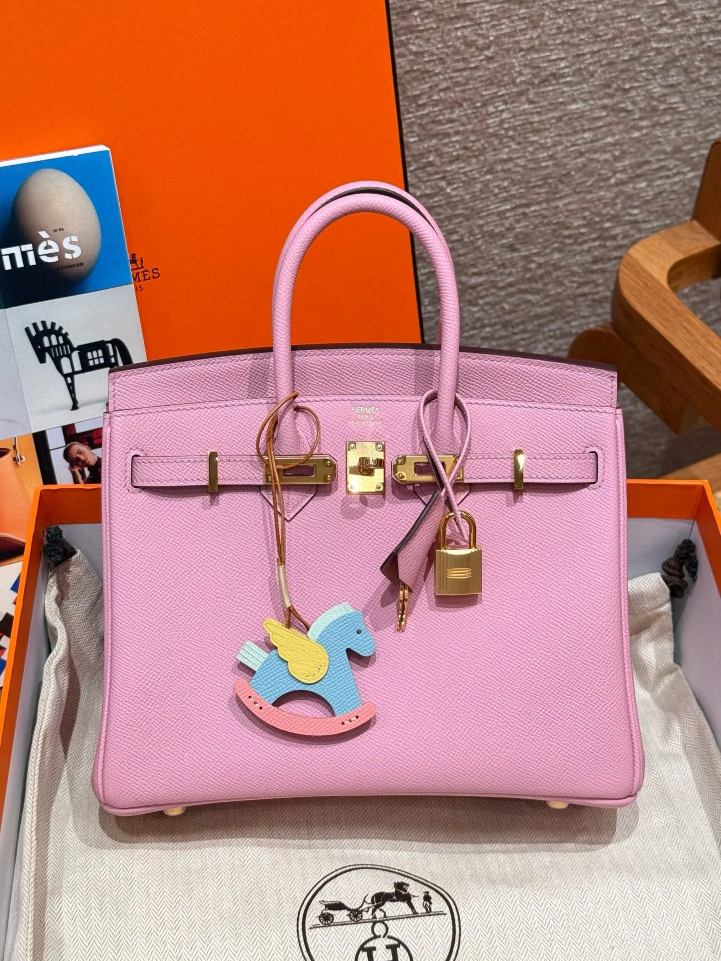 HERMES Женская сумка Birkin 25 см X9 Epsom HERMES Женская сумка Birkin 25 см X9 Epsom