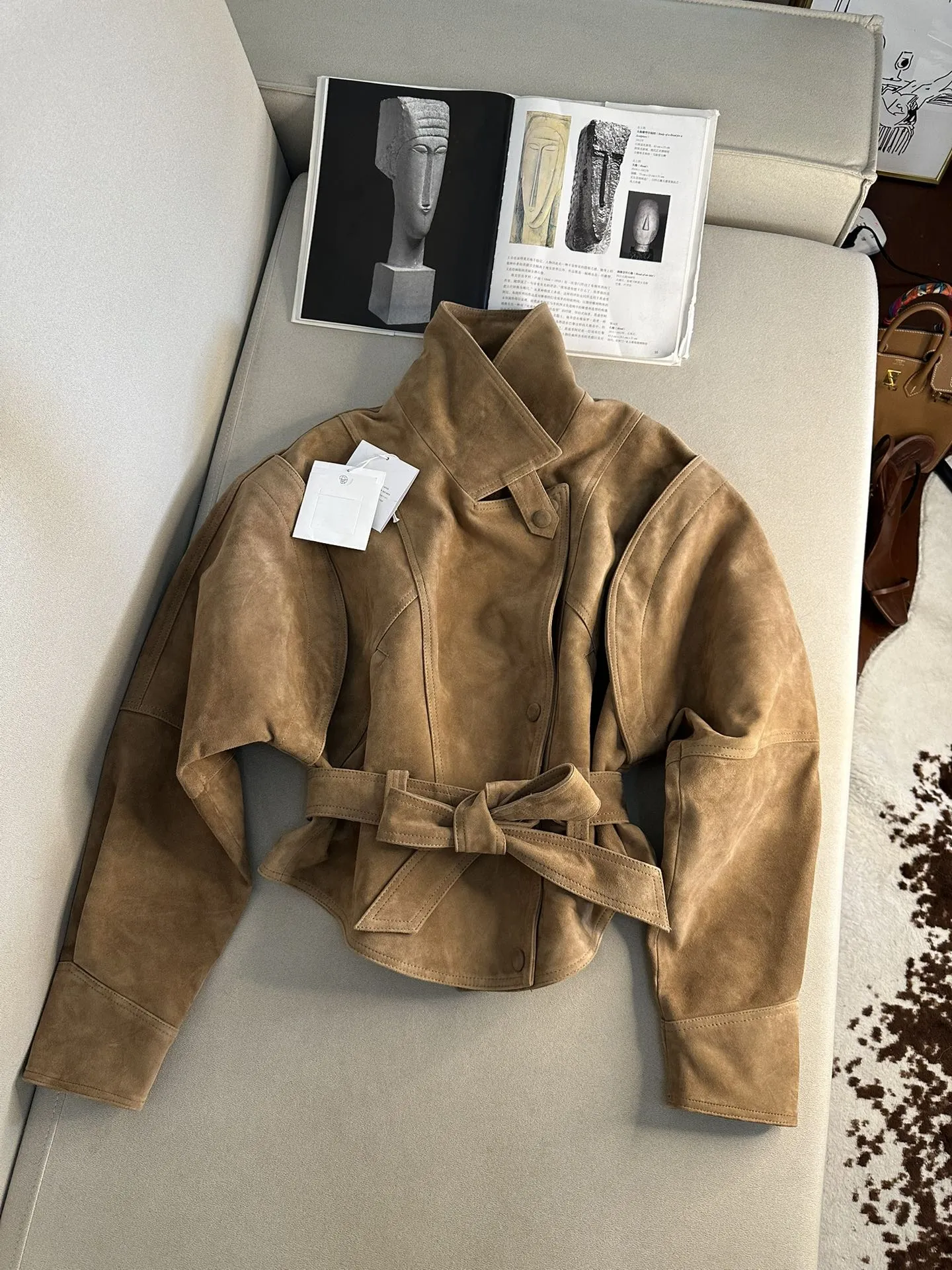 THE ROW Женский жакет из замши