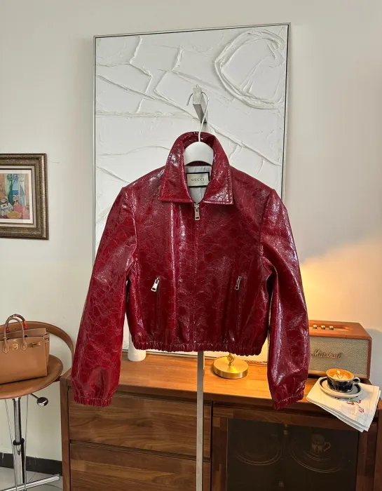 GUCCI Женская кожаная куртка