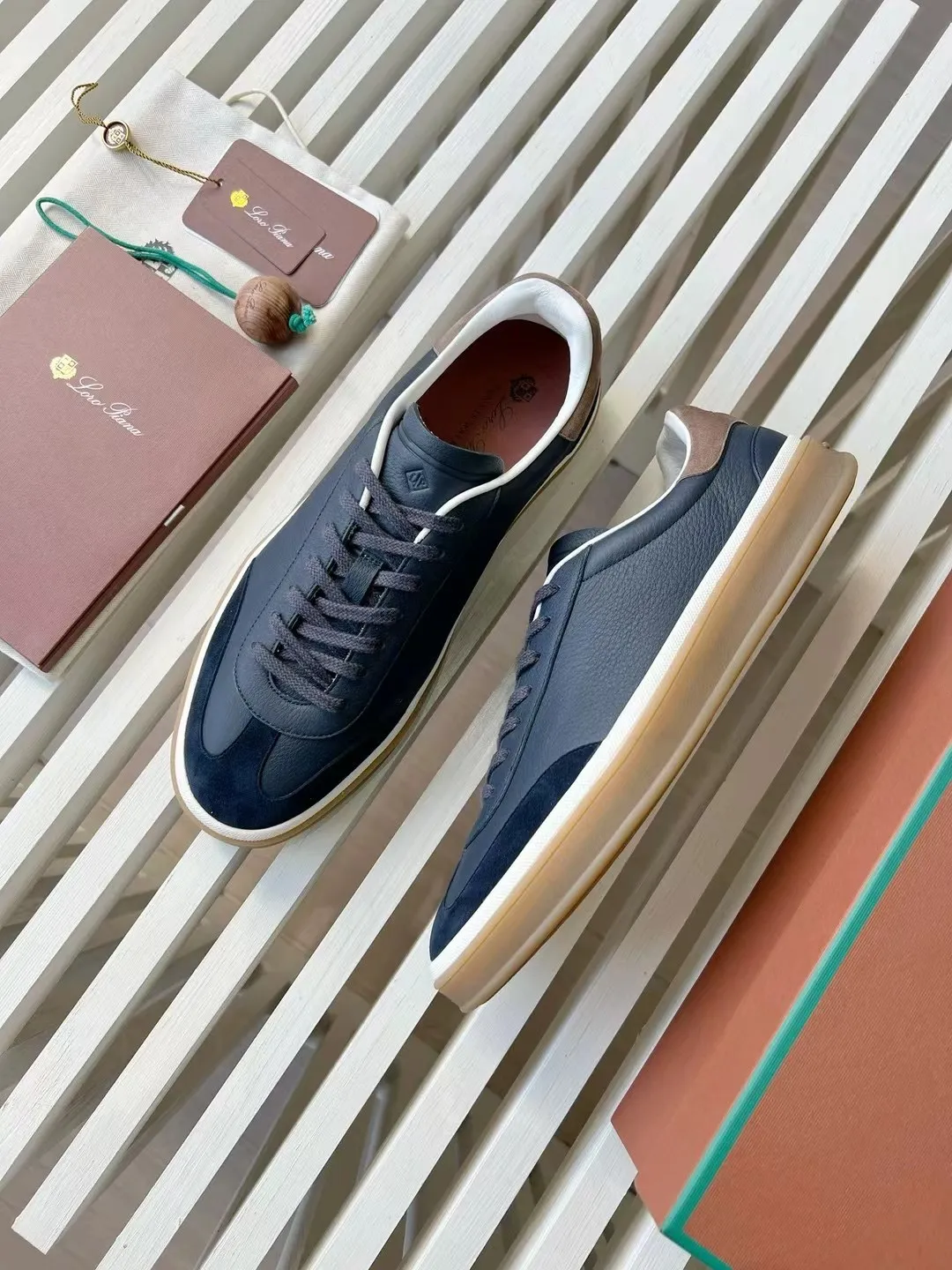 LORO PIANA Мужские кеды Tennis Walk