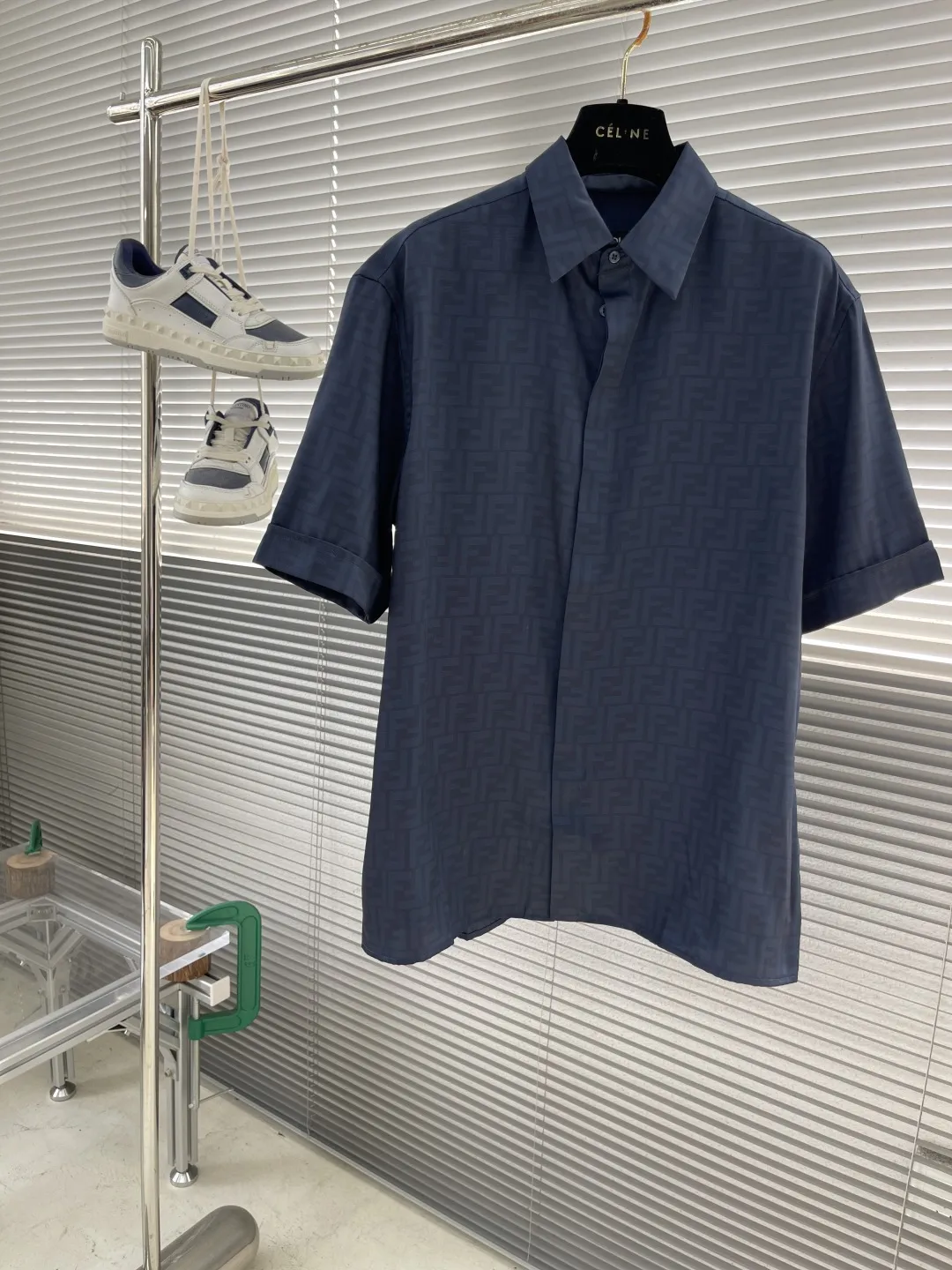 FENDI Мужская рубашка хлопок FENDI Мужская рубашка хлопок