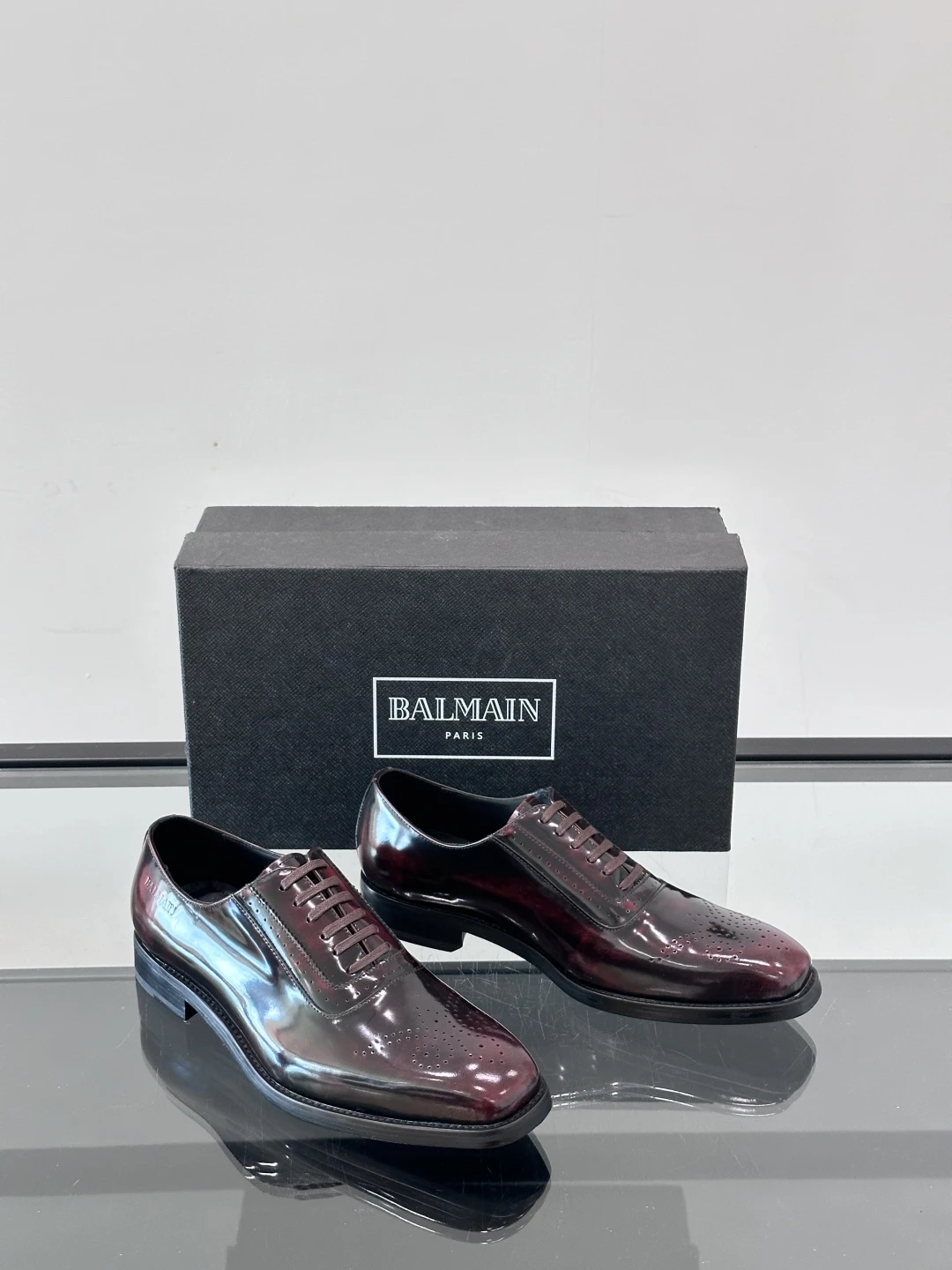 BALMAIN Мужские туфли коровья кожа BALMAIN Мужские туфли коровья кожа