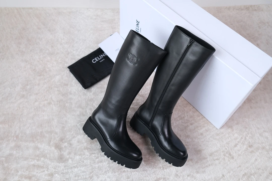 CELINE Женские сапоги трубы CELINE Женские сапоги трубы