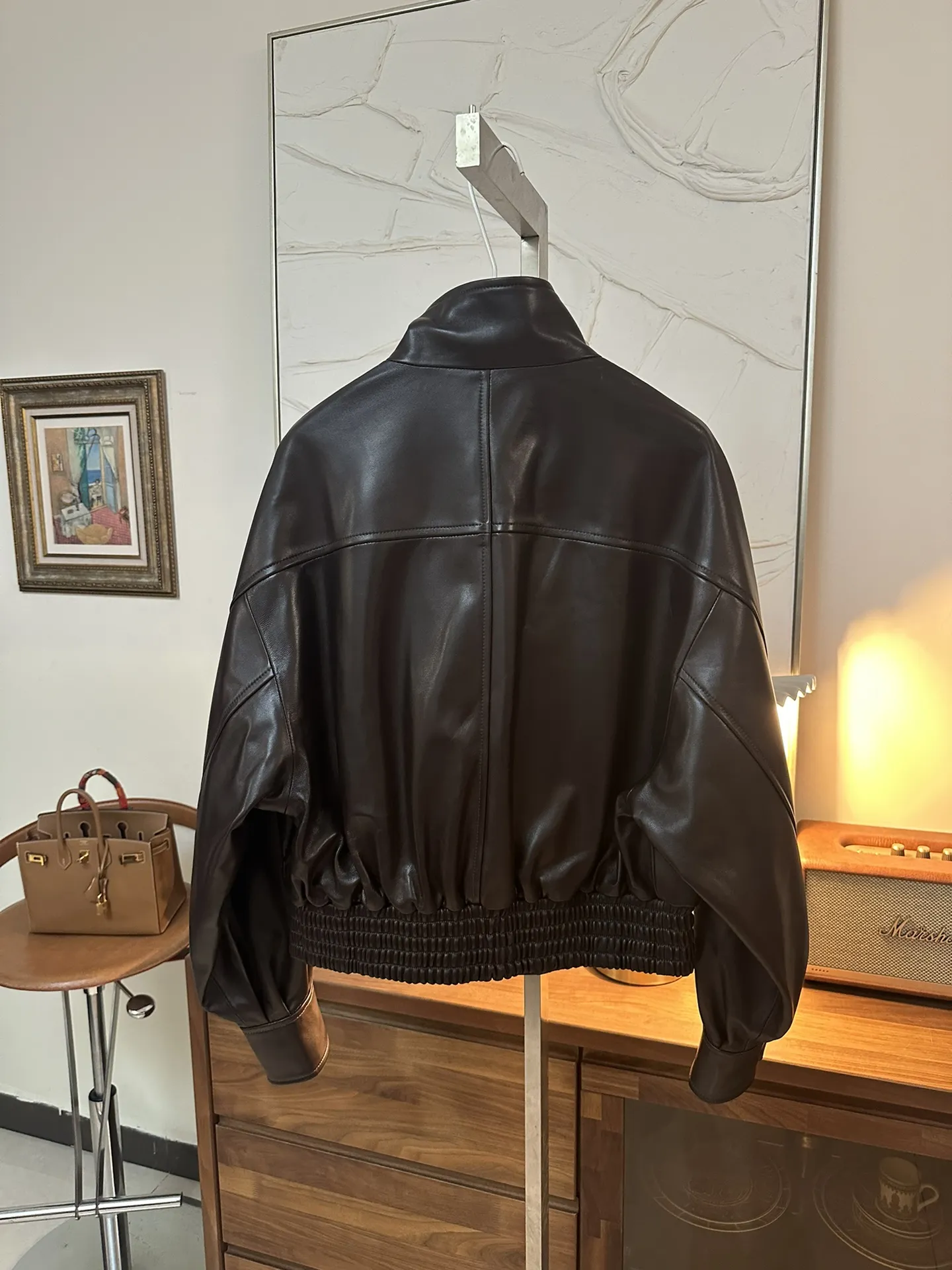 SAINT LAURENT Женская кожаная куртка SAINT LAURENT Женская кожаная куртка