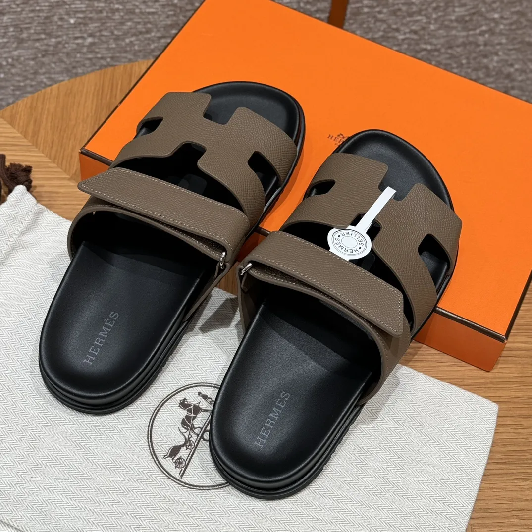 HERMES Женские сандалии Chypre Epsom