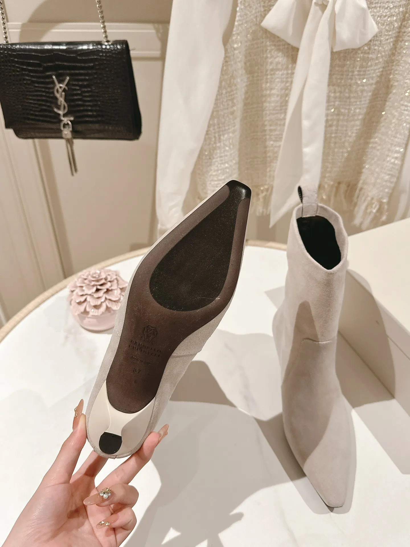 BRUNELLO CUCINELLI Женские сапоги