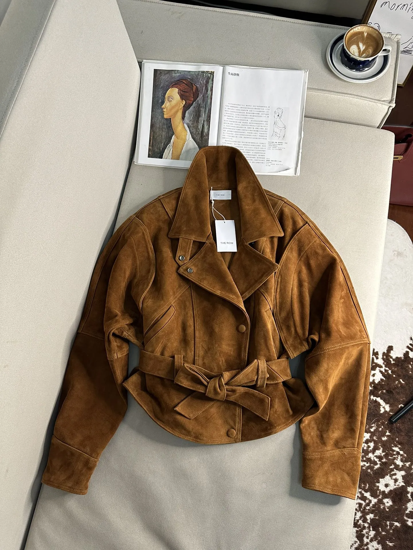 THE ROW Женский жакет из замши