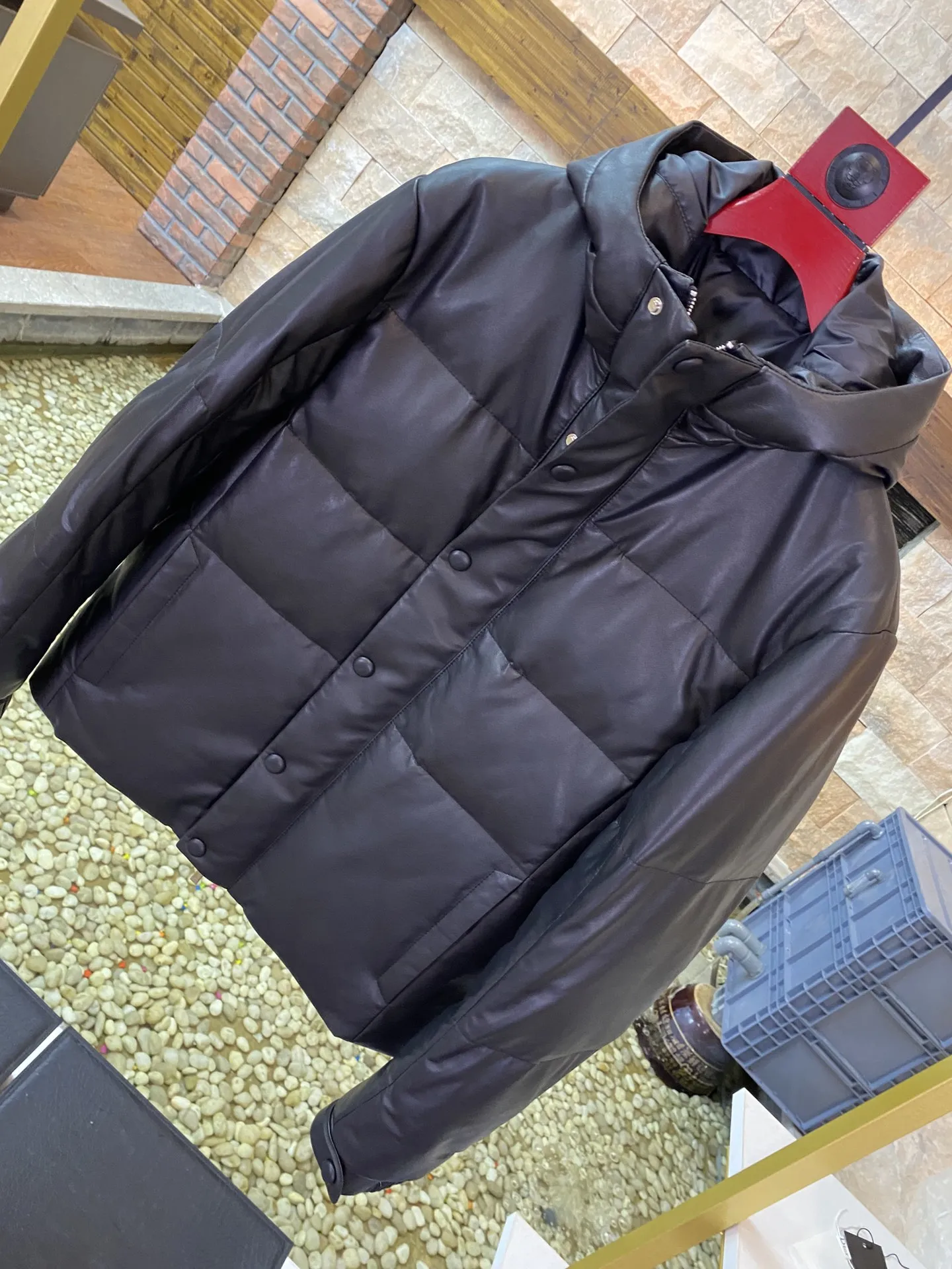 BERLUTI Мужская кожаная куртка  BERLUTI Мужская кожаная куртка