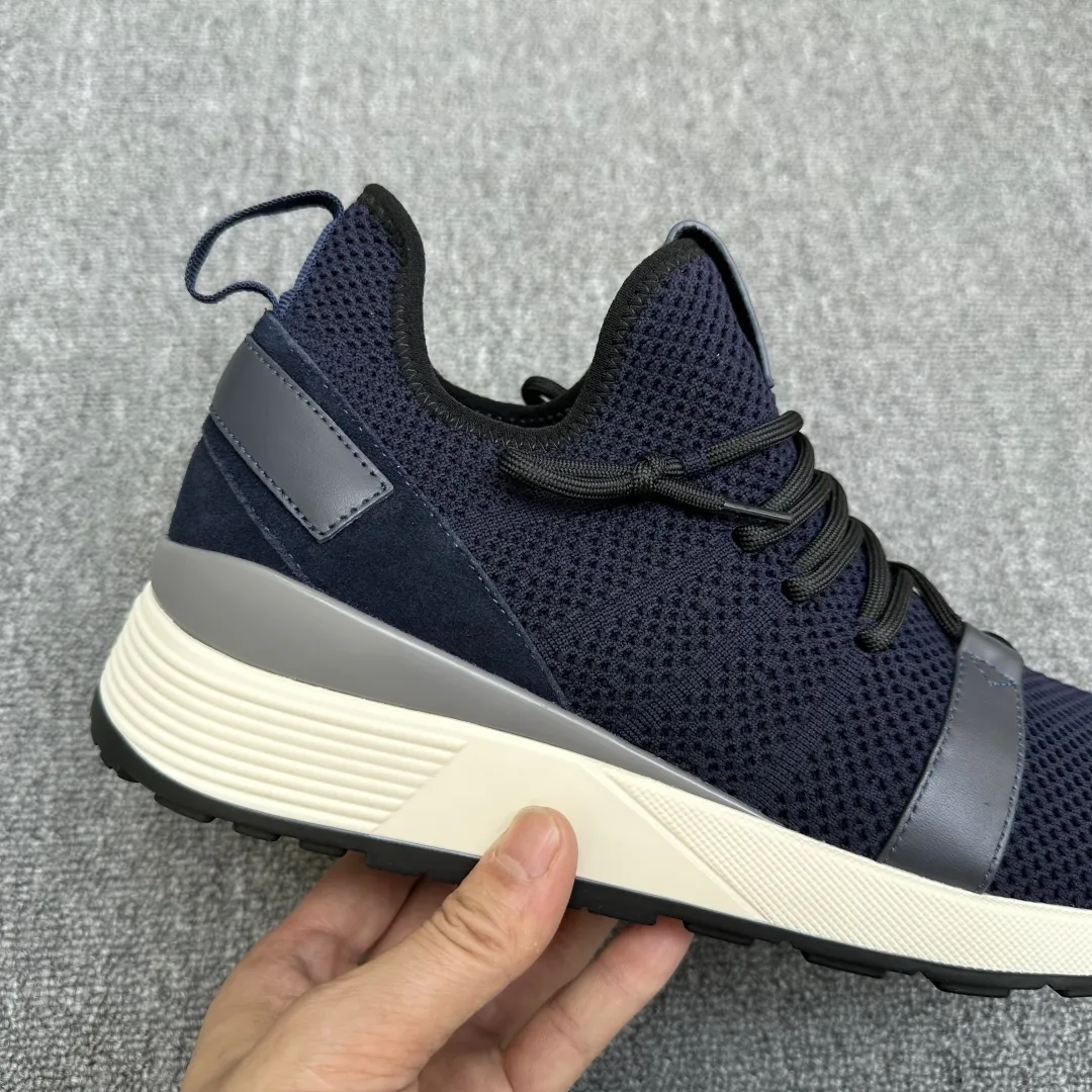 ERMENEGILDO ZEGNA Мужские кроссовки коровья кожа с минималистичным дизайном