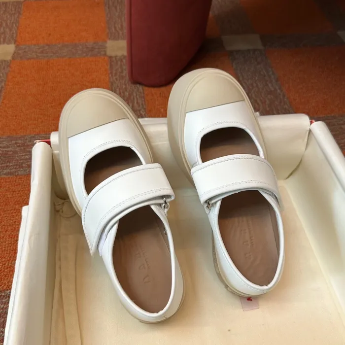 MARNI Женские туфли Pablo maryjane из кожи наппа с ремешком