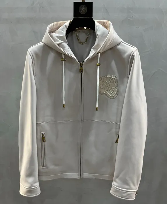 LOUIS VUITTON Мужская кожаная куртка