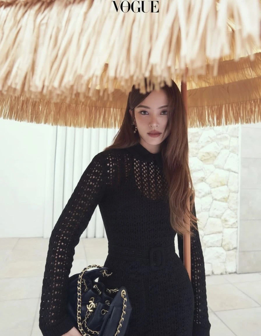 CHANEL Женский ажурный кардиган