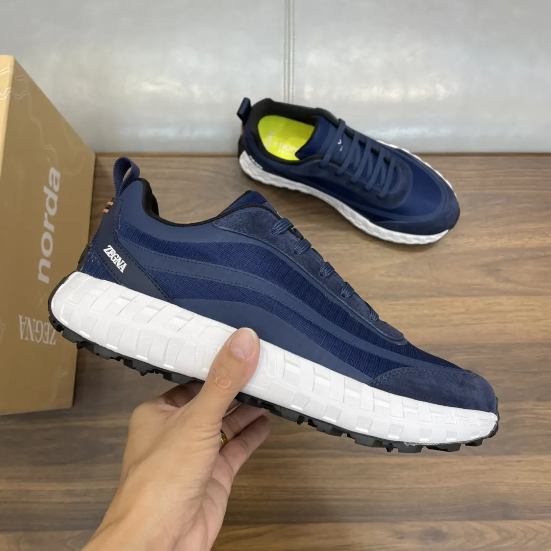 ERMENEGILDO ZEGNA Мужские кроссовки для весеннего и летнего сезона 