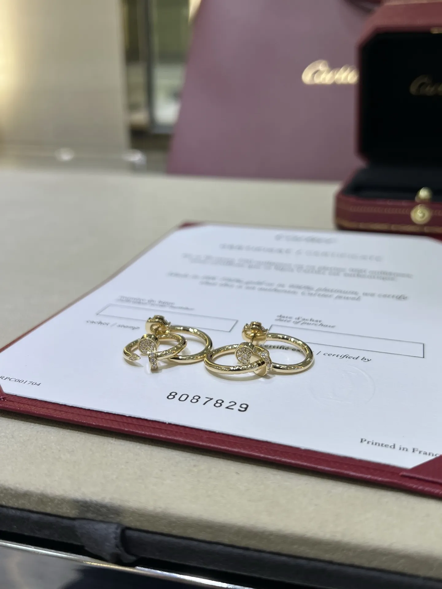 CARTIER Серьги Juste un Clou из розового золота и бриллиантов CARTIER Серьги Juste un Clou из розового золота и бриллиантов