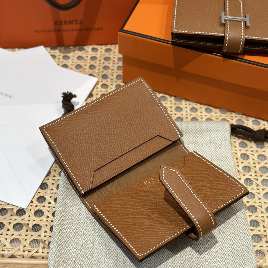 HERMES Кошелёк Bearn 10 см 37/Gold Epsom HERMES Кошелёк Bearn 10 см 37/Gold Epsom