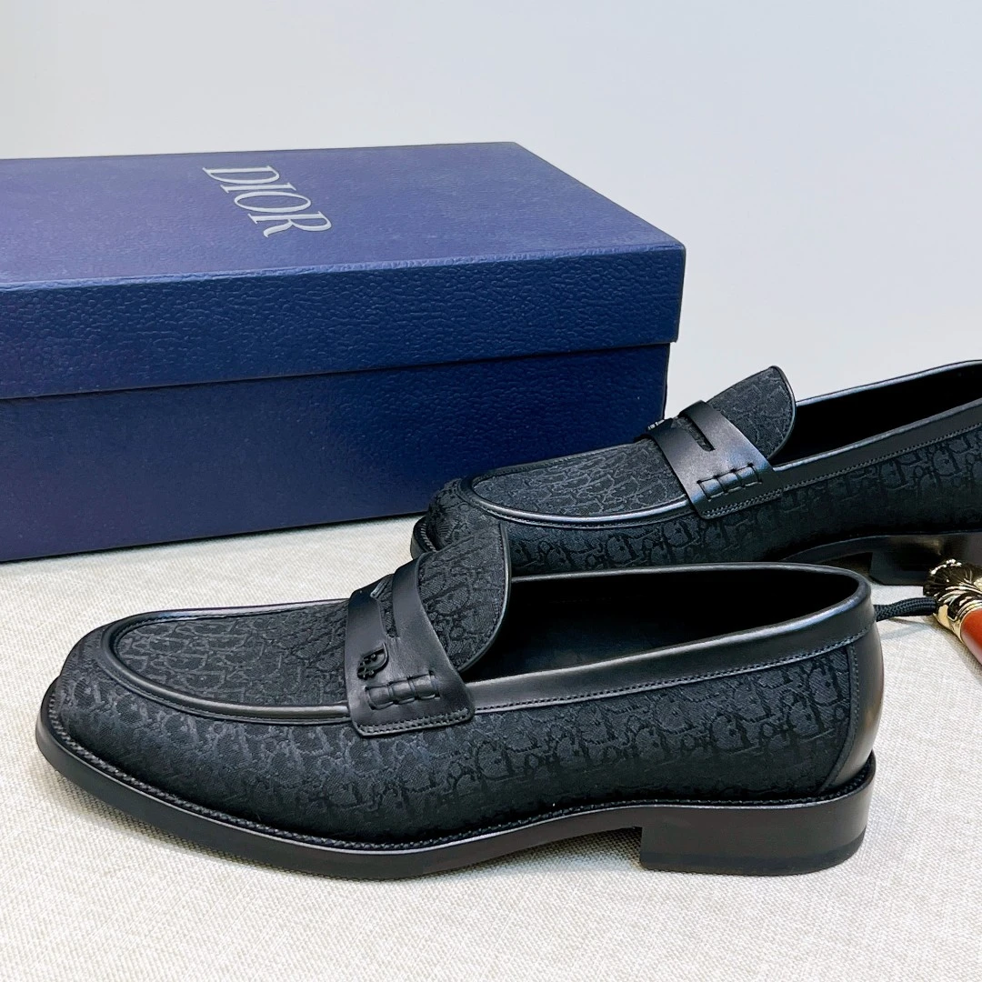 CHRISTIAN DIOR Мужские мокасины Oblique CHRISTIAN DIOR Мужские мокасины Oblique