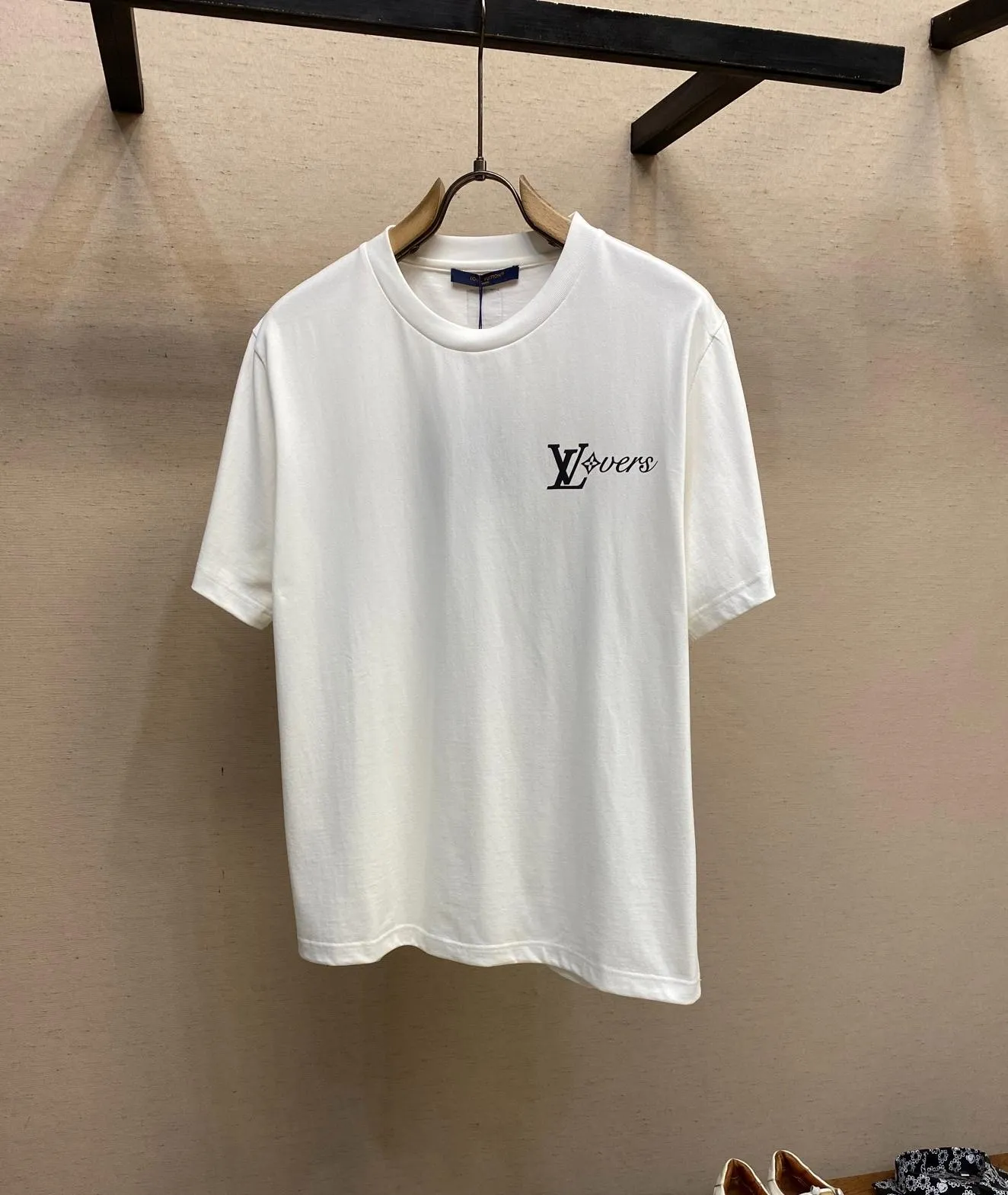 LOUIS VUITTON Мужская футболка хлопок