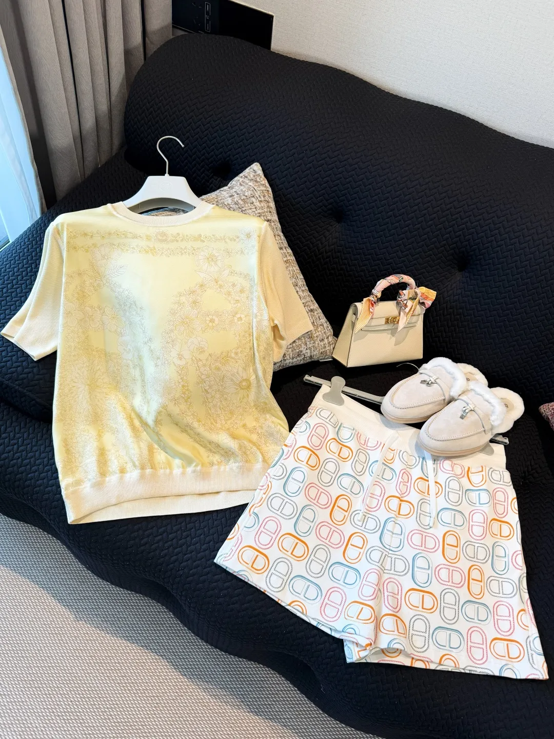 HERMES Женские шорты хлопок HERMES Женские шорты хлопок