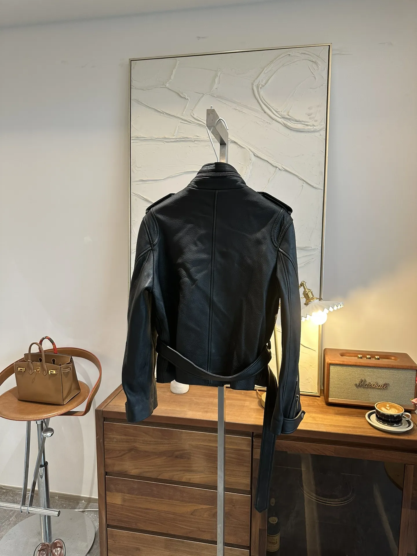 SAINT LAURENT Женская кожаная куртка SAINT LAURENT Женская кожаная куртка