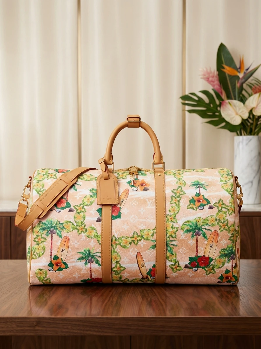 LOUIS VUITTON Мужская дорожная сумка Keepall 50 летняя LOUIS VUITTON Мужская дорожная сумка Keepall 50 летняя